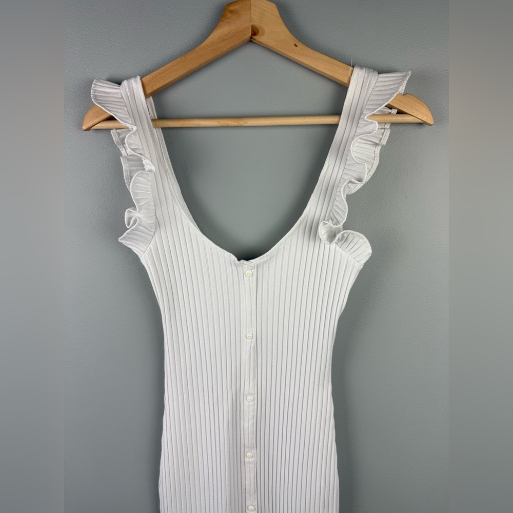 Zara Small Ribbed Bodycon Dress - Picture 2 of 5